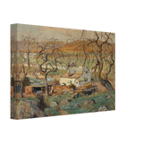 Landscape with Gnarled Trees by Ernest Lawson | Nature Wall art Print - Canvas - 20x30 cm / 8x12″ - 