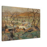 Landscape with Gnarled Trees by Ernest Lawson | Nature Wall art Print - Canvas - 50x75 cm / 20x30″ - 