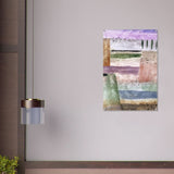 Landscape with Poplars by Paul Klee - Acrylic Print - 60x90 cm / 24x36″ - 