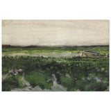 Landscape with Wheelbarrow (1883) by Vincent Van Gogh | Vintage wall art print - Wood Prints - 60x90 cm / 24x36″ - 