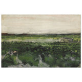 Landscape with Wheelbarrow (1883) by Vincent Van Gogh | Vintage wall art print - Wood Prints - 50x75 cm / 20x30″ - 