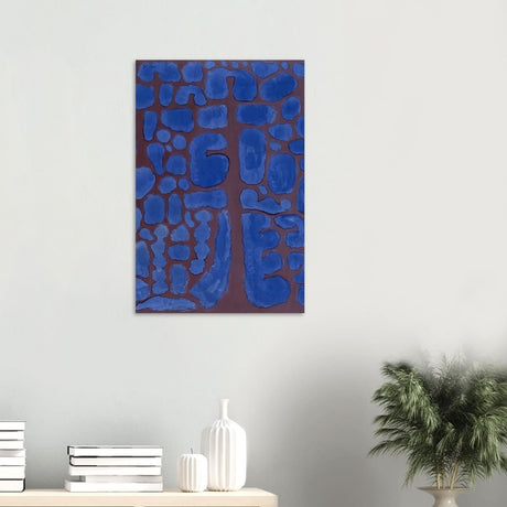 Late Evening Looking Out of the Woods by Paul Klee - Wood Prints - 50x75 cm / 20x30″ - 20 mm