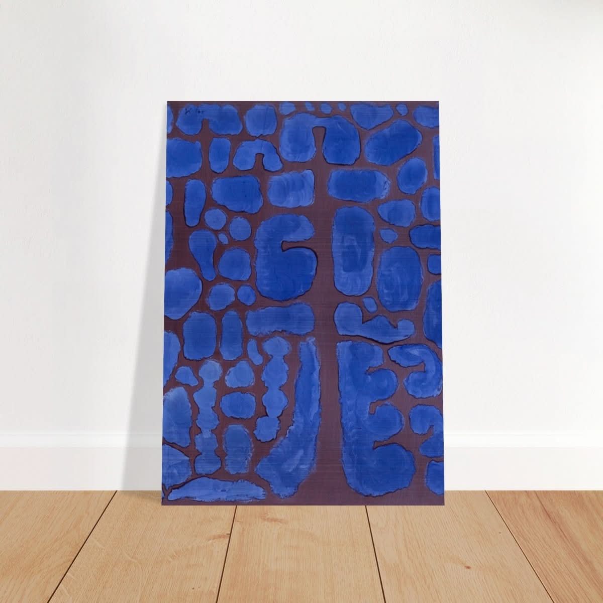 Late Evening Looking Out of the Woods by Paul Klee - Brushed Aluminum Print - 70x100 cm / 28x40″ - 