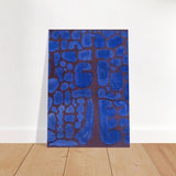Late Evening Looking Out of the Woods by Paul Klee - Brushed Aluminum Print - 70x100 cm / 28x40″ - 