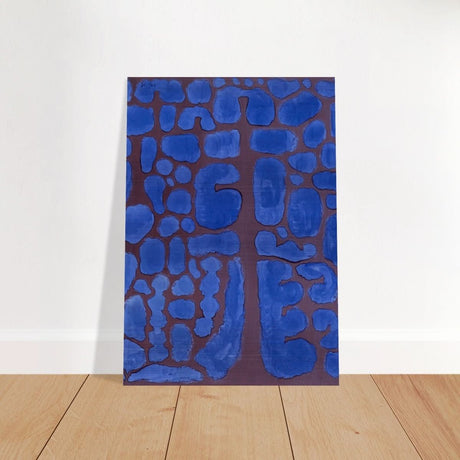 Late Evening Looking Out of the Woods by Paul Klee - Brushed Aluminum Print - 70x100 cm / 28x40″ - 