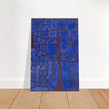 Late Evening Looking Out of the Woods by Paul Klee - Brushed Aluminum Print - 50x75 cm / 20x30″ - 
