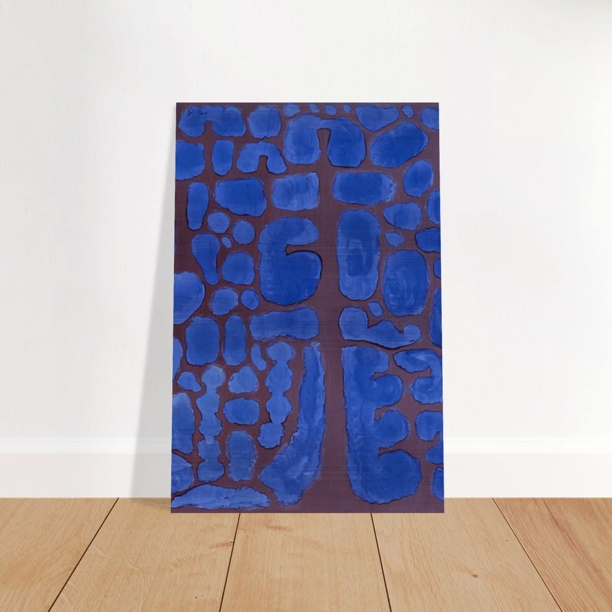 Late Evening Looking Out of the Woods by Paul Klee - Brushed Aluminum Print - 30x45 cm / 12x18″ - 