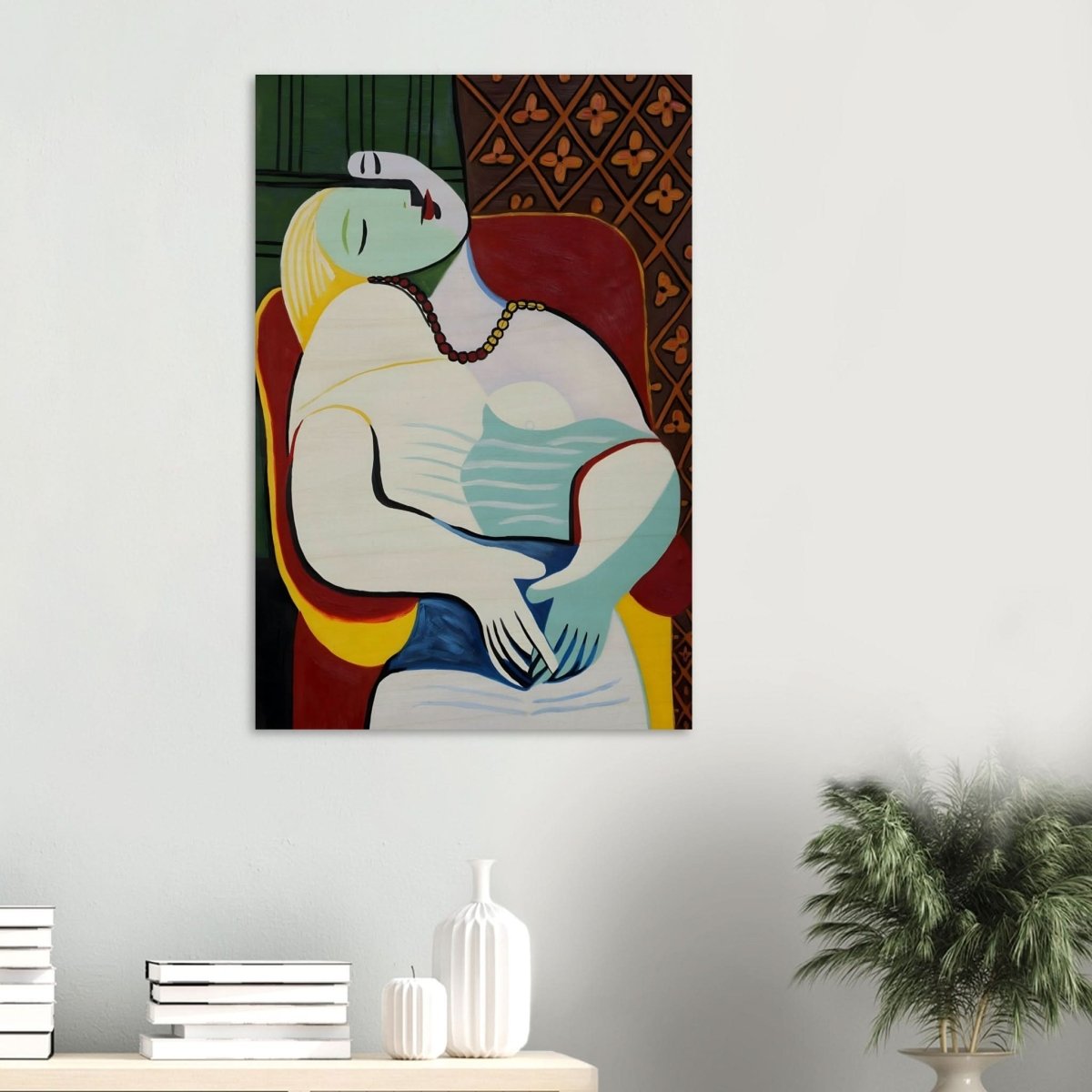 Le Rêve | The Dream by Pablo Picasso1932 - Wood Prints - 60x90 cm / 24x36″ - 10 mm