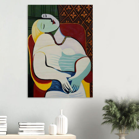 Le Rêve | The Dream by Pablo Picasso1932 - Wood Prints - 70x100 cm / 28x40″ - 20 mm