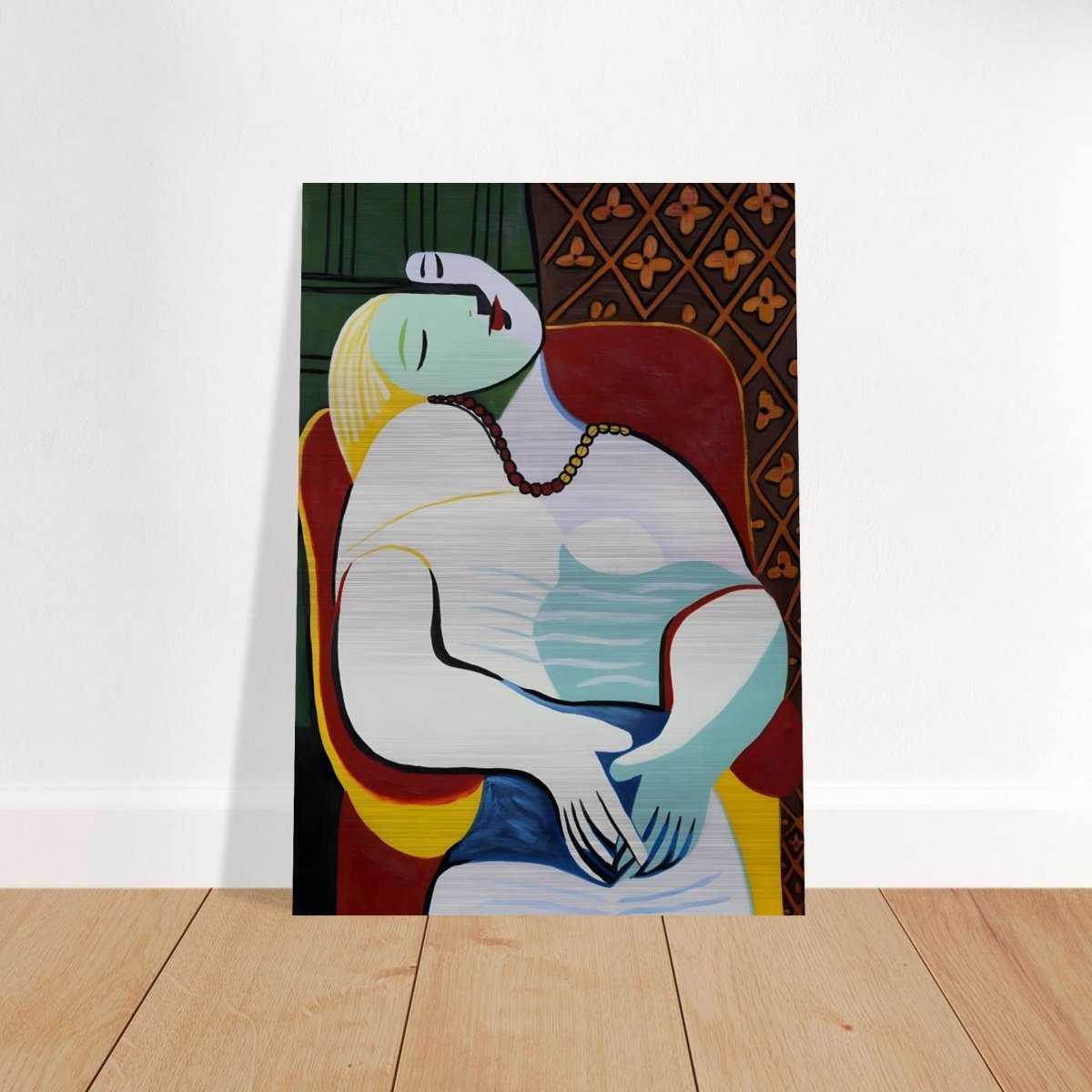 Le Rêve | The Dream by Pablo Picasso1932 - Brushed Aluminum Print - 70x100 cm / 28x40″ - 