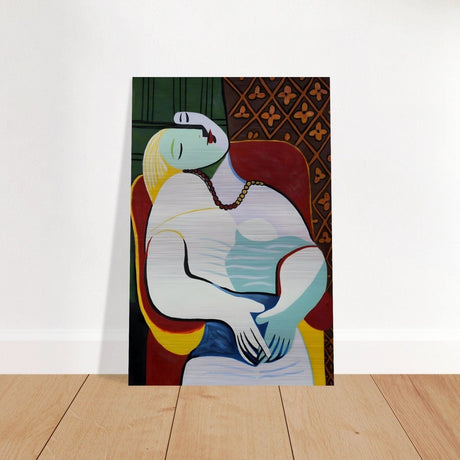 Le Rêve | The Dream by Pablo Picasso1932 - Brushed Aluminum Print - 60x90 cm / 24x36″ - 