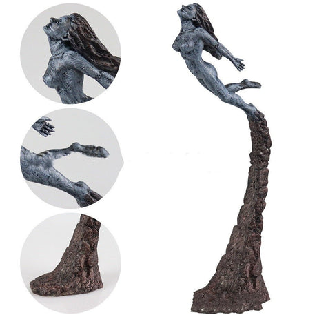 Leap of Faith Resin Sculpture – Modern Abstract Home Décor Ornament - Leap of Faith - 