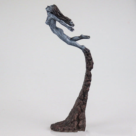 Leap of Faith Resin Sculpture – Modern Abstract Home Décor Ornament - Leap of Faith - 