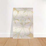 Leaves from Nature No.1 (1856) by Owen Jones | Vintage wall art print - Brushed Aluminum Print - 60x90 cm / 24x36″ - 