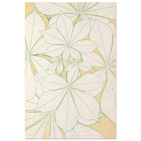 Leaves from Nature No.1 (1856) by Owen Jones | Vintage wall art print - Aluminum Print - 50x75 cm / 20x30″ - 