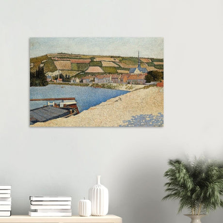 Les Andelys, Côte d’Aval by Paul Signac - Wood Prints - 60x90 cm / 24x36″ - 20 mm