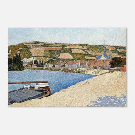 Les Andelys, Côte d’Aval by Paul Signac - Aluminum Print - 40x60 cm / 16x24″ - 