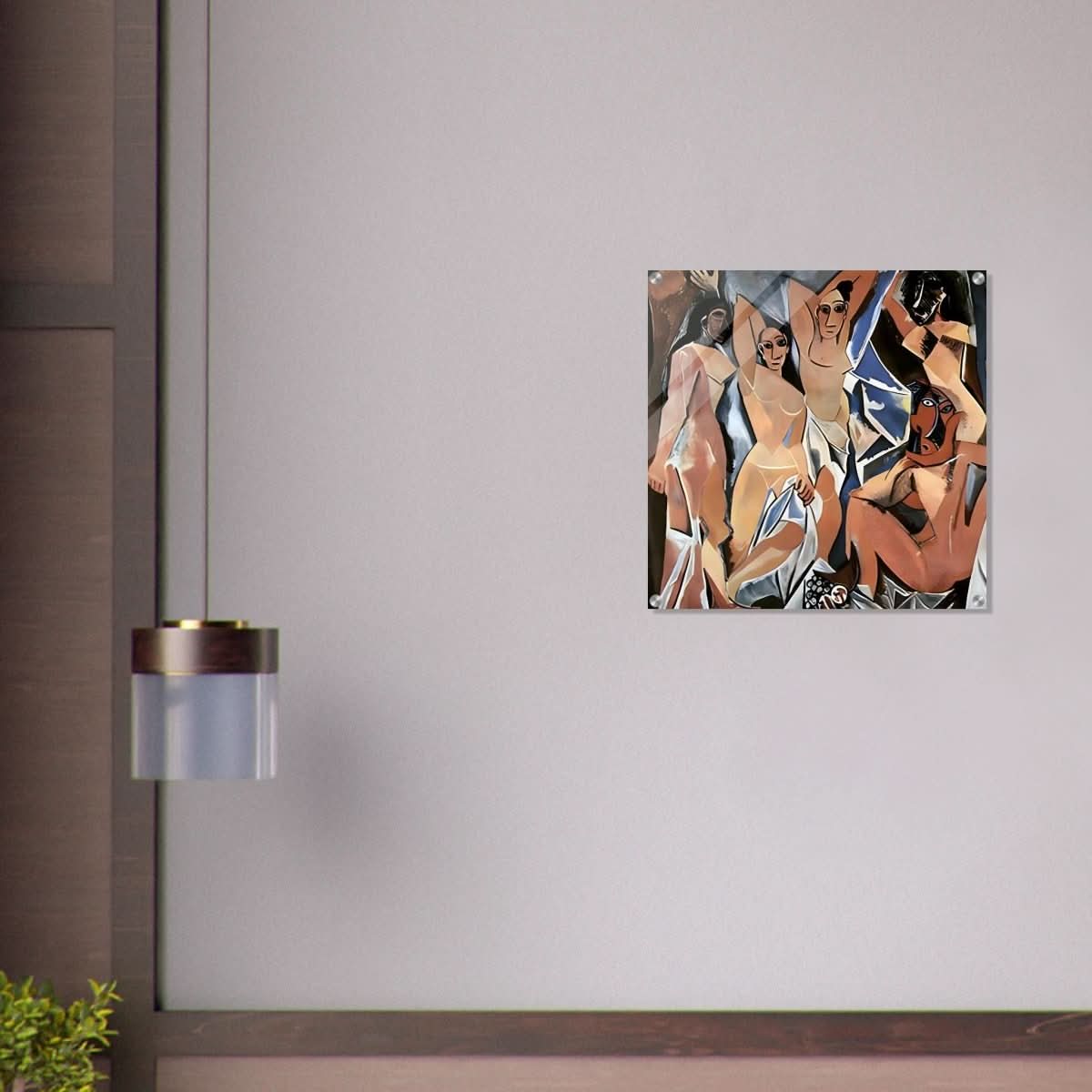 Les Demoiselles d’Avignon | The Young Ladies of Avignon by Pablo Picasso - Acrylic Print - 60x60 cm / 24x24″ - 