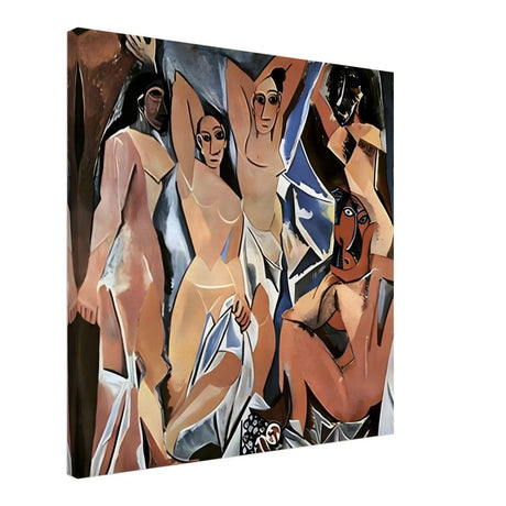 Les Demoiselles d’Avignon | The Young Ladies of Avignon by Pablo Picasso - Canvas - 60x60 cm / 24x24″ - Slim