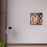 Les Demoiselles d’Avignon | The Young Ladies of Avignon by Pablo Picasso - Acrylic Print - 50x50 cm / 20x20″ - 