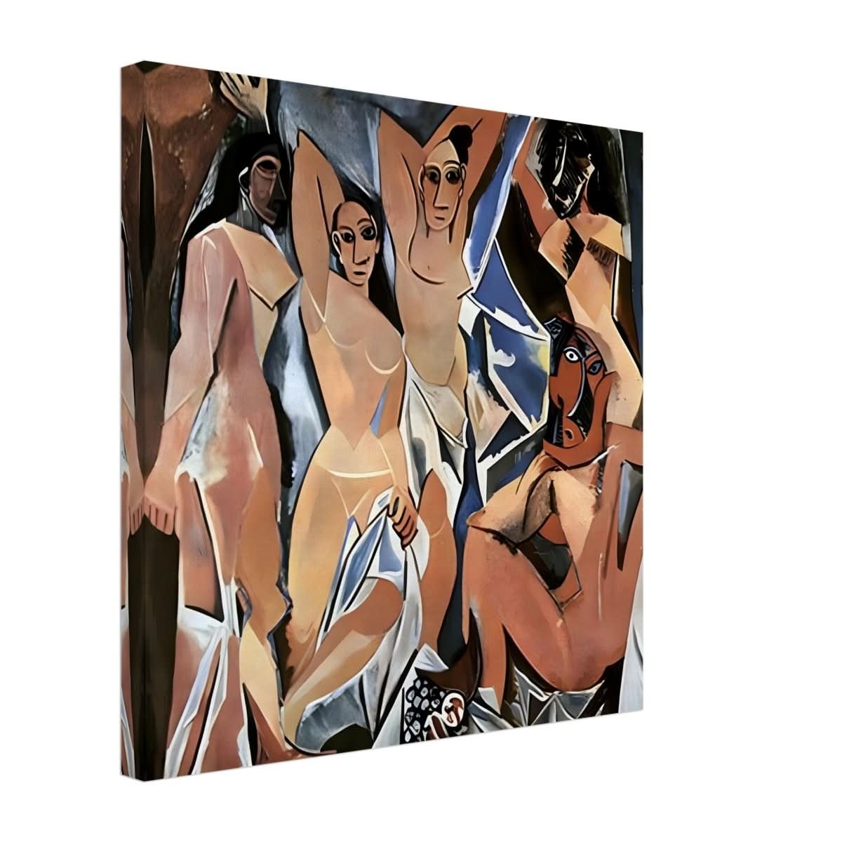 Les Demoiselles d’Avignon | The Young Ladies of Avignon by Pablo Picasso - Canvas - 50x50 cm / 20x20″ - Thick