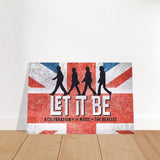 Let It Be – A Tribute to The Beatles | Pop Art - 40x60 cm / 16x24″ - Brushed Aluminum Print - 