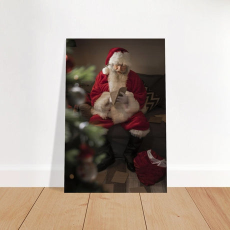Letters from the Heart - Santa’s Special Holiday Moments | Christmas collection - Brushed Aluminum Print - 60x90 cm / 24x36″ - 