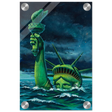 "Liberty Submerged" – Surreal Political Apocalypse Art | Statement Wall Art Print - Acrylic Print - 20x30 cm / 8x12″ - 