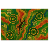 Lizard Dreaming – Aboriginal Dot Painting Wall Art Print - Fine Art Poster - 60x90 cm / 24x36″ - 