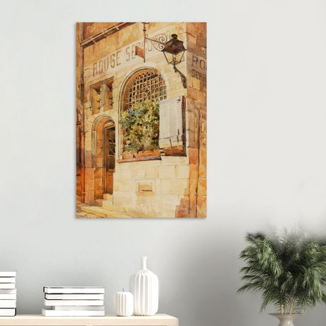 Locksmith's Shop by Sir Aston Webb - Wood Prints - 60x90 cm / 24x36″ - 10 mm
