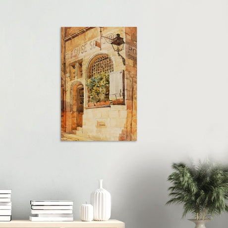 Locksmith's Shop by Sir Aston Webb - Wood Prints - 50x75 cm / 20x30″ - 10 mm