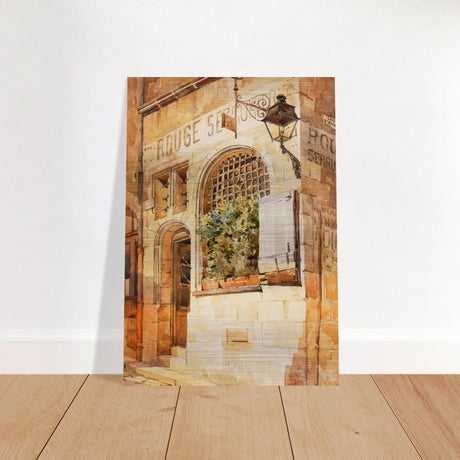 Locksmith's Shop by Sir Aston Webb - Brushed Aluminum Print - 70x100 cm / 28x40″ - 