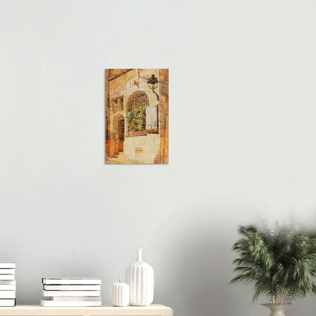 Locksmith's Shop by Sir Aston Webb - Wood Prints - 30x45 cm / 12x18″ - 10 mm