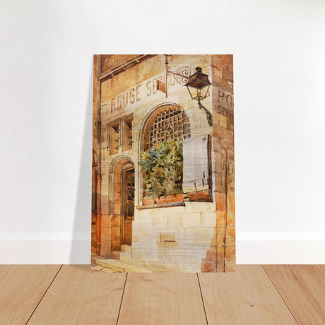 Locksmith's Shop by Sir Aston Webb - Brushed Aluminum Print - 50x75 cm / 20x30″ - 
