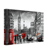London in the Rain | Selective Color Urban Art | Wall Art Print - Acrylic Print - 30x45 cm / 12x18″ - 