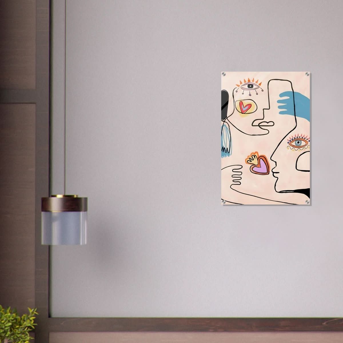 Love by Pablo Picasso - Acrylic Print - 50x75 cm / 20x30″ - 