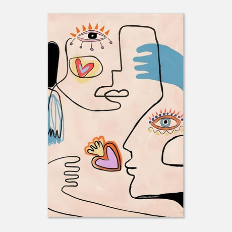 Love by Pablo Picasso - Aluminum Print - 60x90 cm / 24x36″ - 
