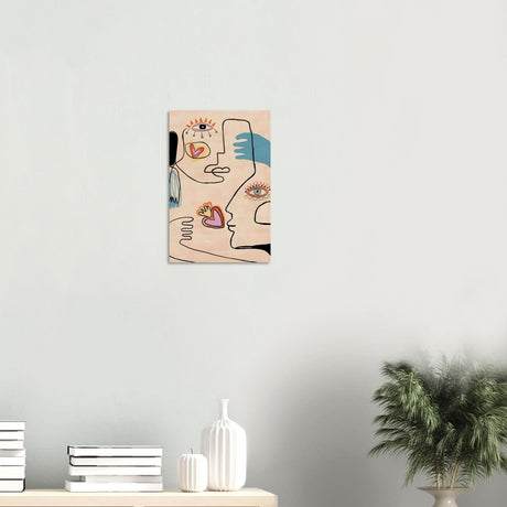 Love by Pablo Picasso - Wood Prints - 30x45 cm / 12x18″ - 10 mm