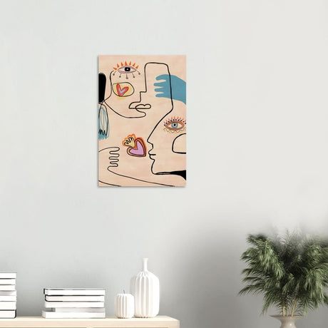 Love by Pablo Picasso - Wood Prints - 40x60 cm / 16x24″ - 20 mm
