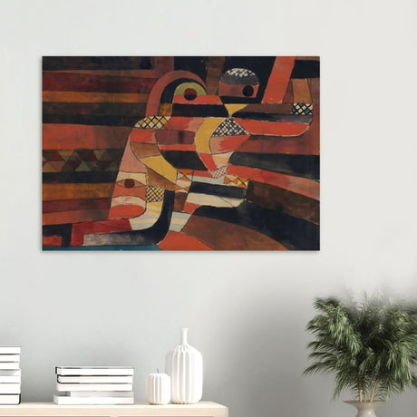 Lovers by Paul Klee Vintage Abstract Wall Art - Wood Prints - 70x100 cm / 28x40″ - 10 mm