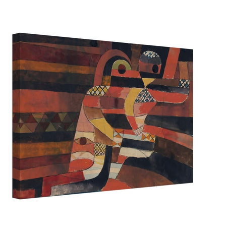 Lovers by Paul Klee Vintage Abstract Wall Art - Canvas - 30x45 cm / 12x18″ - Slim
