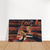 Lovers by Paul Klee Vintage Abstract Wall Art - Brushed Aluminum Print - 30x45 cm / 12x18″ - 