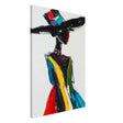 Luminous Portrait V2 | Abstract Expressionist Portraiture - Canvas - 30x45 cm / 12x18″ - 