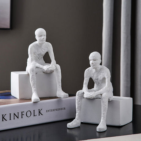 Luxury Artistic Figure Sculpture Ornaments - 8.5X12X14.5cm - 