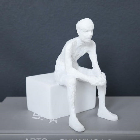 Luxury Artistic Figure Sculpture Ornaments - 8.5X12X14.5cm - 