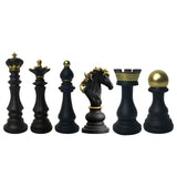 Luxury Resin Chess Piece Ornaments – Creative Modern Decor - Black King Ornament - 