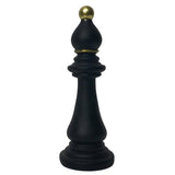 Luxury Resin Chess Piece Ornaments – Creative Modern Decor - Black Bishop Ornament - 