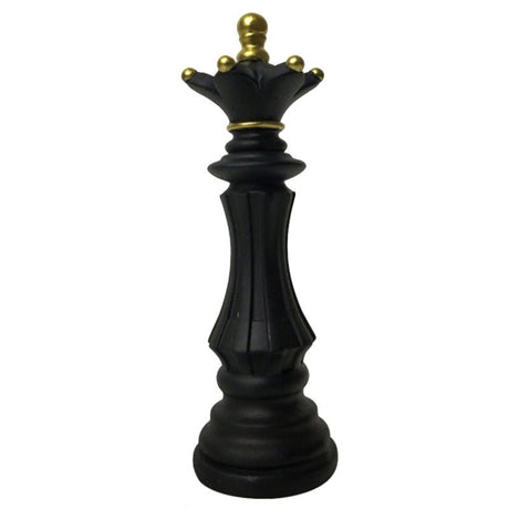 Luxury Resin Chess Piece Ornaments – Creative Modern Decor - Black King Ornament - 