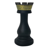 Luxury Resin Chess Piece Ornaments – Creative Modern Decor - Black Rook Ornament - 