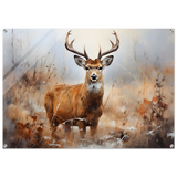 Majestic Stag – Wildlife Deer Portrait Wall Art Print - Acrylic Print - 70x100 cm / 28x40″ - 